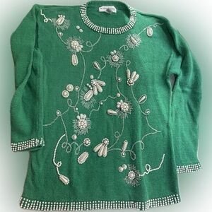 Victoria Harbour Beautiful Beaded Sweater